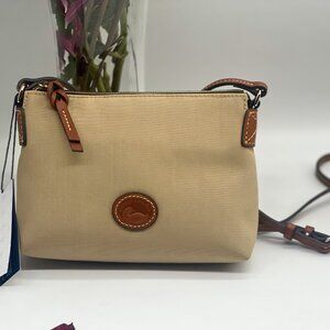 Dooney & Bourke Khaki Nylon Crossbody Pouchette NWT